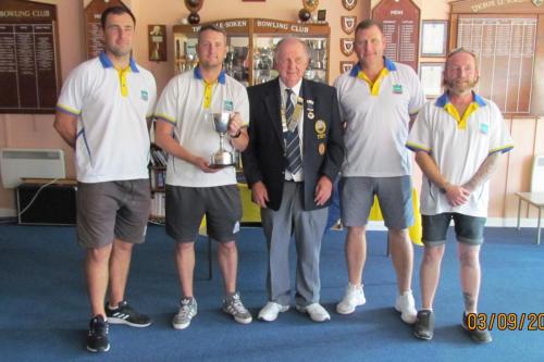 Conner Mathers, Tom Doherty,  Ed Mercer &  Dave Williamson,  Brightlingsea Bowls Club, 