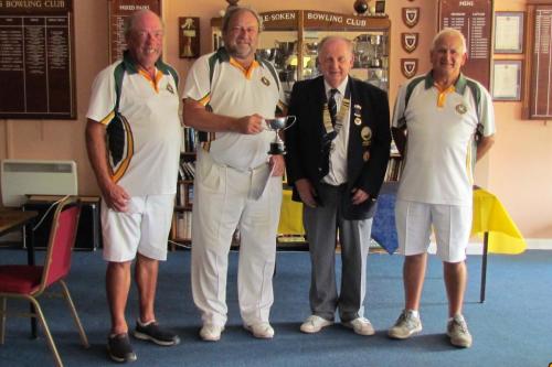 Roger Holmes, Phil Armstrong & Mark Brown Frinton Bowls Club